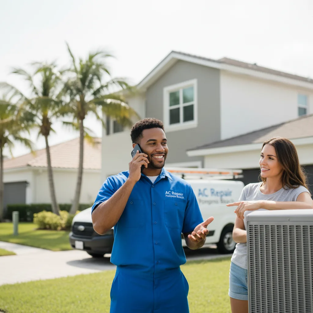 AC Repair Pompano Beach customer support in Harvey